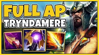 AP Tryndamere RETURNS!! Massive Spin NUKES + FULL HP Heals! - League of Legends