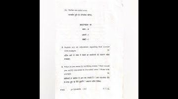 question paper MDU 61655 B.Com.2 nd Sem (DDE)2020-21May 2023Financial Accounting -IIPaper: BM2005-II