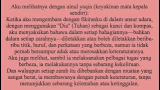 Pelajaran 2804 – Nuktah Hüve Rahsia Dia