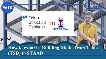 Export file From Tekla to STAAD. Pro || Limitation of Exporting Tekla Model To STAAD || Tekla || TSD