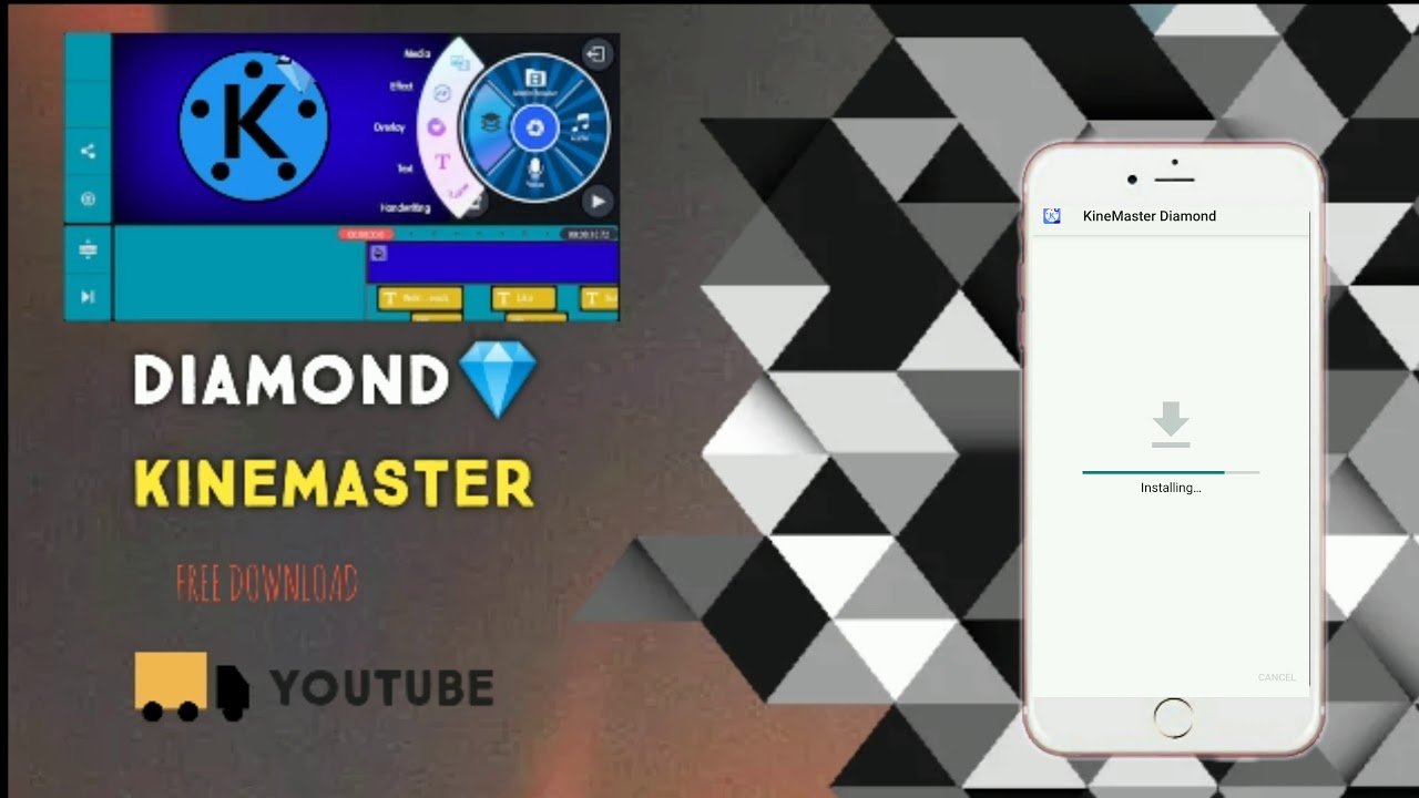 AAA How to Download DIAMOND \ud83d\udc8e KINEMASTER Without watermark \/ Edit videos in 4k(prashu creationz ...