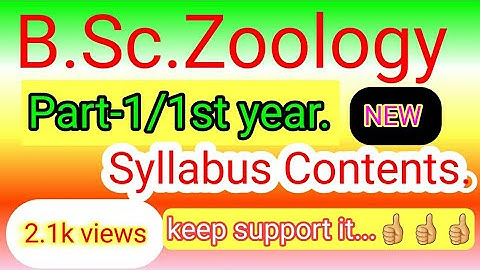 #BSc part 1 zoology subsidiary paper b r a b u Muzaffarpur total syllabus contents