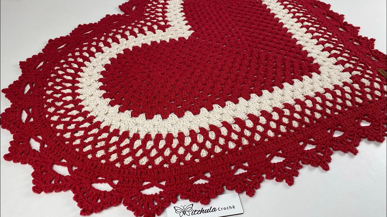 TAPETE DIA DOS NAMORADOS passo a passo