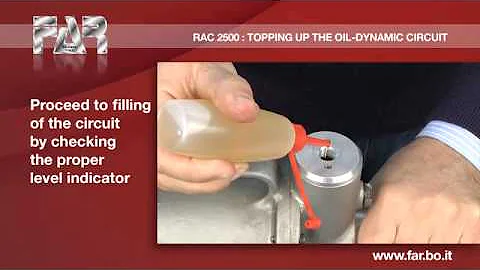 Oil refilling for blind rivet tools Rac2500