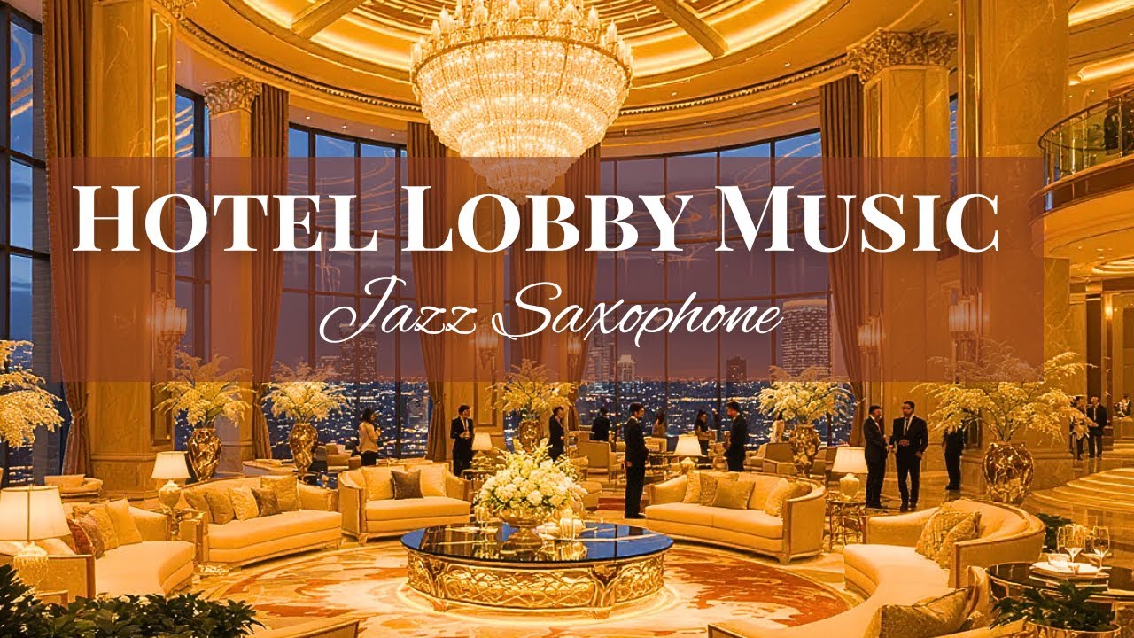 Luxury Hotel Lobby Music – Relaxing Jazz Saxophone Instrumental for ...