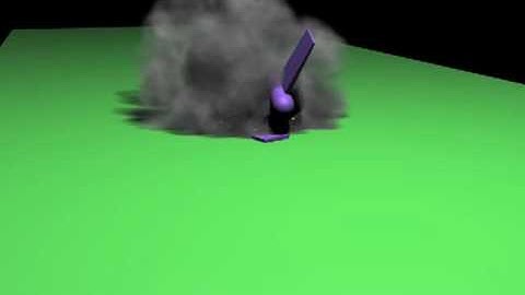 3ds max: PF Source - PlaneCrash test