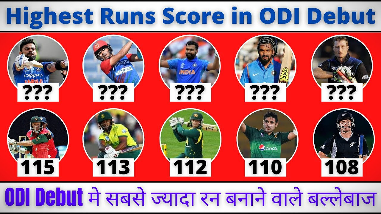 ODI Debut Most Runs In ODI odi-debut-most-runs-in-odi