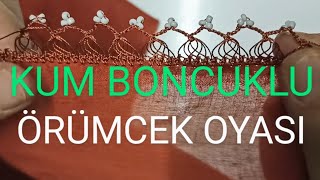 Kum Boncuklu Örümcek Oyasi Tiğ Oyasi - Oya Modeli̇
