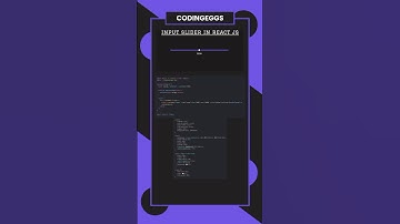Input Slider in React JS