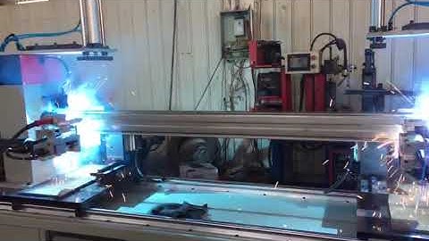 4 EDGES BEAM WELDING MACHINE