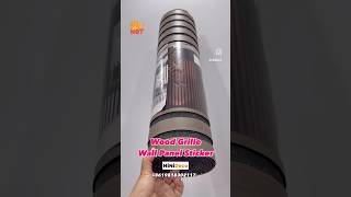 Wooden grille 3d wall sticker self adhesive ,0.6x2.9m/3m,www.hinideco.com #wallstickers #wallpapper