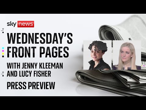 Press Preview: Wednesday's papers