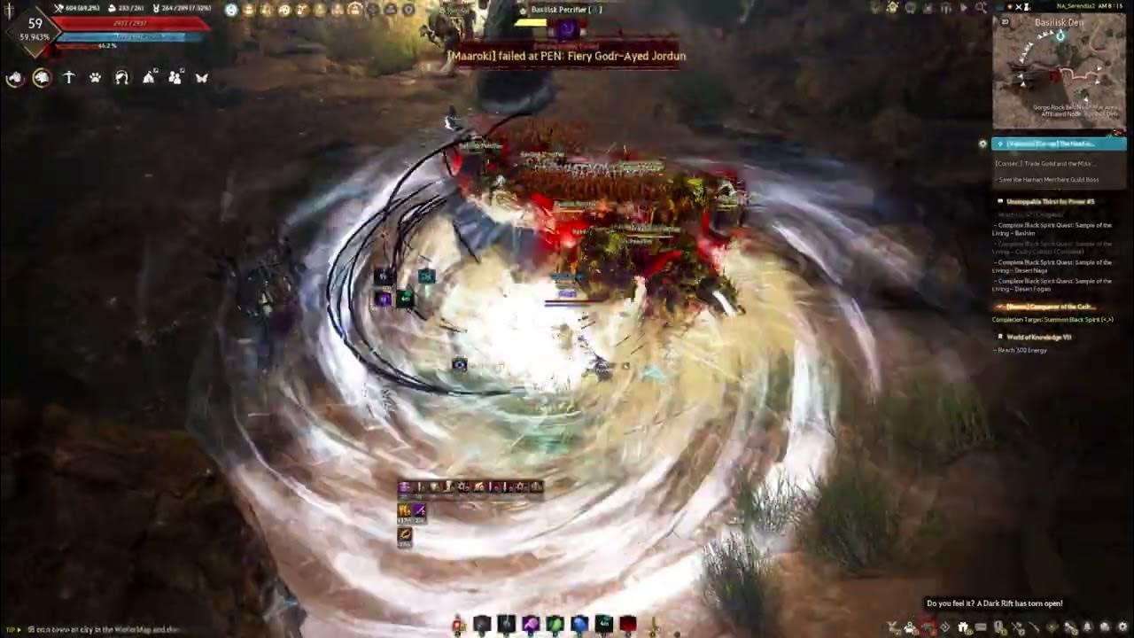 Black Desert Online Tamer Basilisk Den Basilisk Combat YouTube