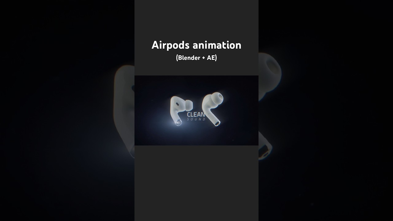Airpods animation | Blender | @Arsacre Remake #edit #3d #motiongraphics #blender