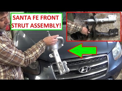 Hyundai Santa Fe Front Right Left Strut Shock Removal and Replacement 2007 2008 2009 2010 2011 2012 Hyundai Santa Fe Front Right Left Strut Shock Removal and Replacement 2007 2008 2009 2010 2011 2012