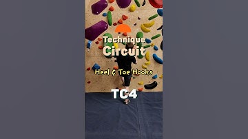 Heel & Toe Hooks - Rise Technique Circuit - TC4  #climbing #bouldering #beta #technique