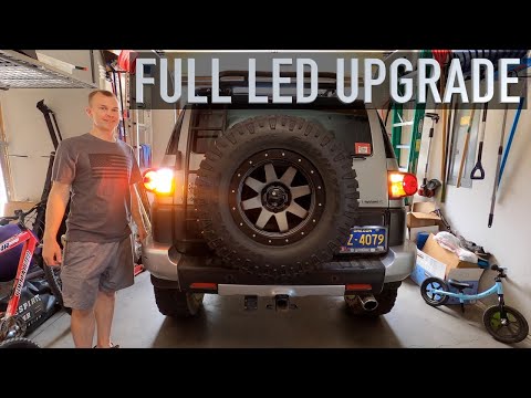 Full LED Upgrade - How to Replace FJ Cruiser Rear Brake, Blinker, Reverse and License Plate Lights