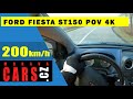 Ford Fiesta ST150  POV 200km/h CRAZY HOT HATCH ON WINTER TYRES