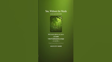 Thumbnail of You, Without the Words