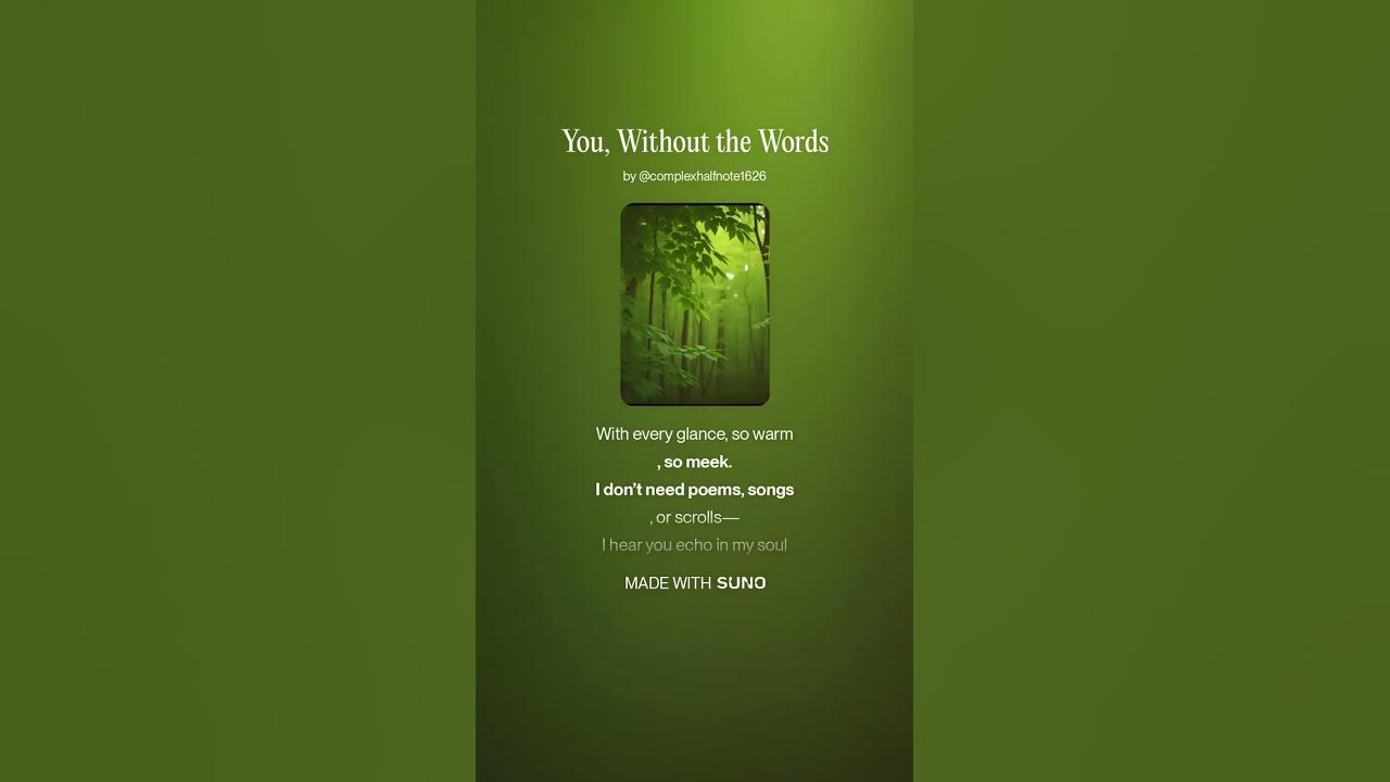 You, Without the Words You, Without the Words