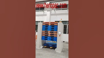 #palletfeeder   #palletcollector  #palletdispenser  #palletmagzine #automation #palletwrapper