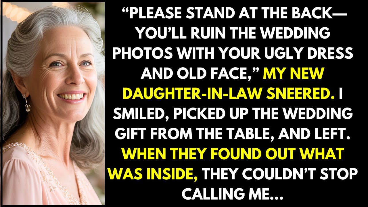 Stand At The Back—You’ll Ruin The Photos With Your Old Face, My New Daughter-In-Law Sneered, Then I