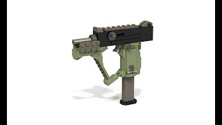 Custom Lego Gun Moc Iwi Uzi-Pro Master Edition