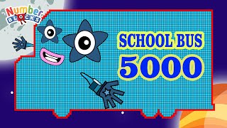 Numberblock Puzzle Tetris Game 5000 BUS ASMR SPACE Fanmade Animation screenshot 4