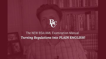 The NEW BSA/AML Examination Manual
