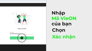 Hướng dẫn nhập mã VieON trên trang web screenshot 5