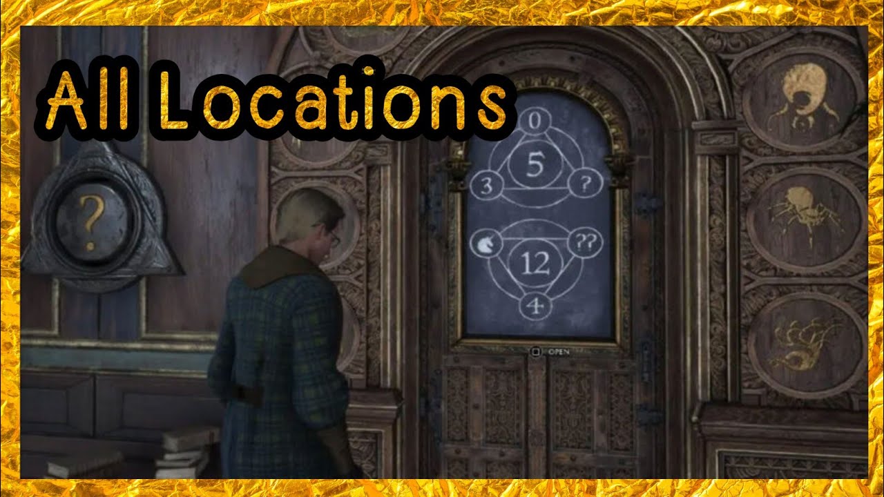 All Arithmancy puzzle door location and solution. Hogwarts Legacy YouTube