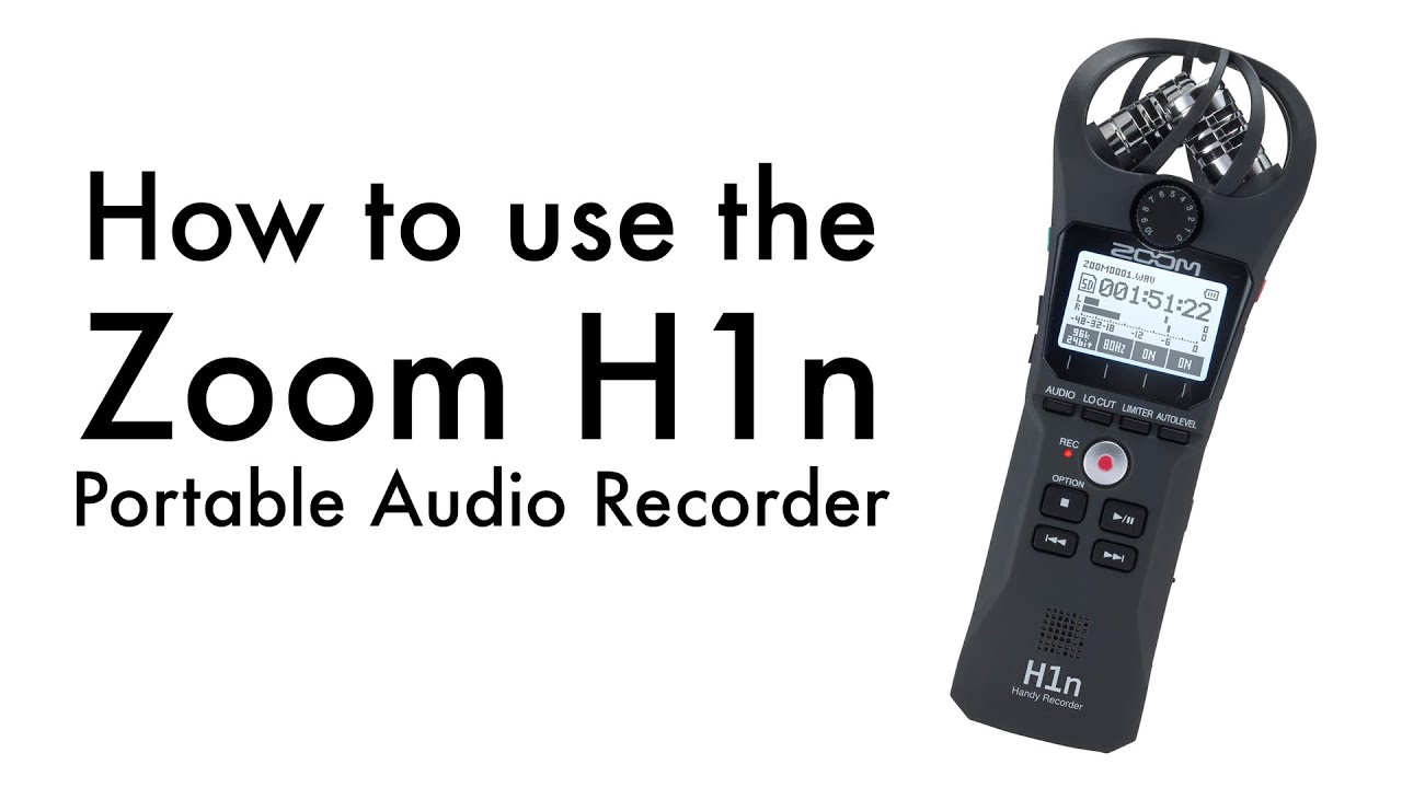 How to use the Zoom H1n 