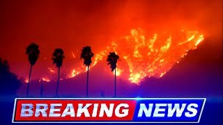 FIRE FORCES Over 600 Homes to Evacuate in Southern California