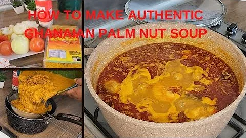 How to make Authentic Ghanaian PALM NUT SOUP