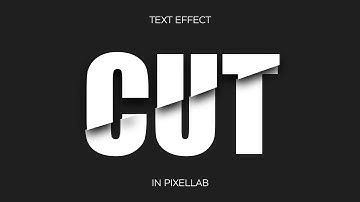 CUT TEXT EFFECT IN PIXELLAB || SMARTPHONE DESIGNS