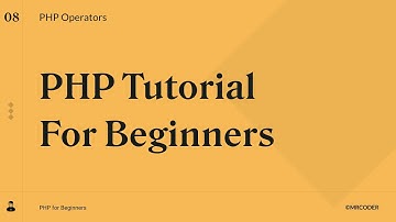 Operators in PHP | PHP Tutorial for Beginners #8