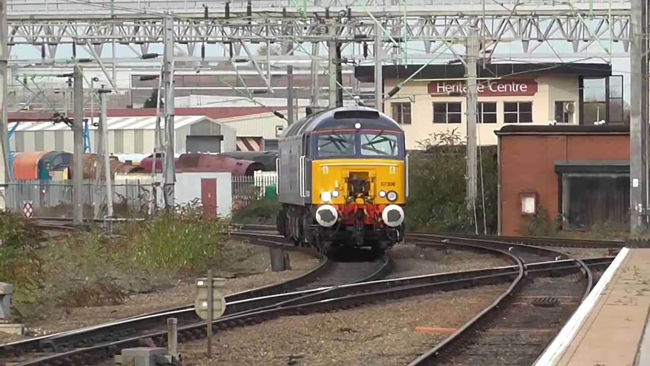 57308 'County of Staffordshire' on 0Z57 Chester - Crewe @ Crewe on 21.11.13 - 1080HD - YouTube