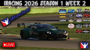 iRacing 2026 Season 1 Week 2 | GT3 at Imola & Suzuka, Porsche Cup at Spa, GT4 at Nordschleife