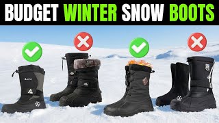 7 Best Winter Snow Boots For Men 2026 Lightweight, Insulated, Waterproof & Warm On Amazon