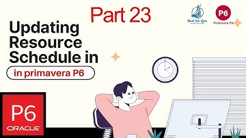 Updating Resource Schedule in Primavera P6
