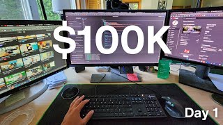 Famous Vibe coding until I make $10k/MO (Day 1) Profile