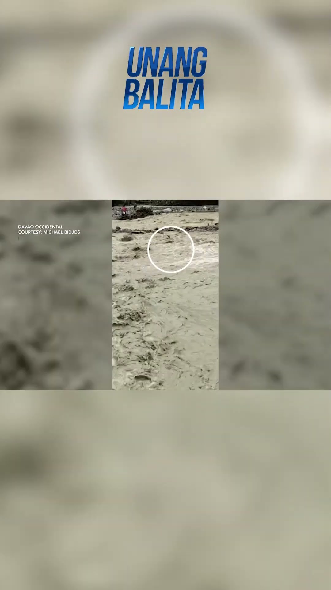 Aso, sumuong sa rumaragasang tubig sa ilog para sundan ang kaniyang fur pa... #shorts | Unang Balita