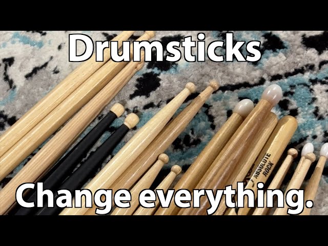 Drumsticks, more than just pieces of wood. class=