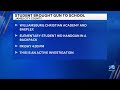 Officers investigate after child brings handgun to private school