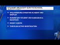 Officers investigate after child brings handgun to private school