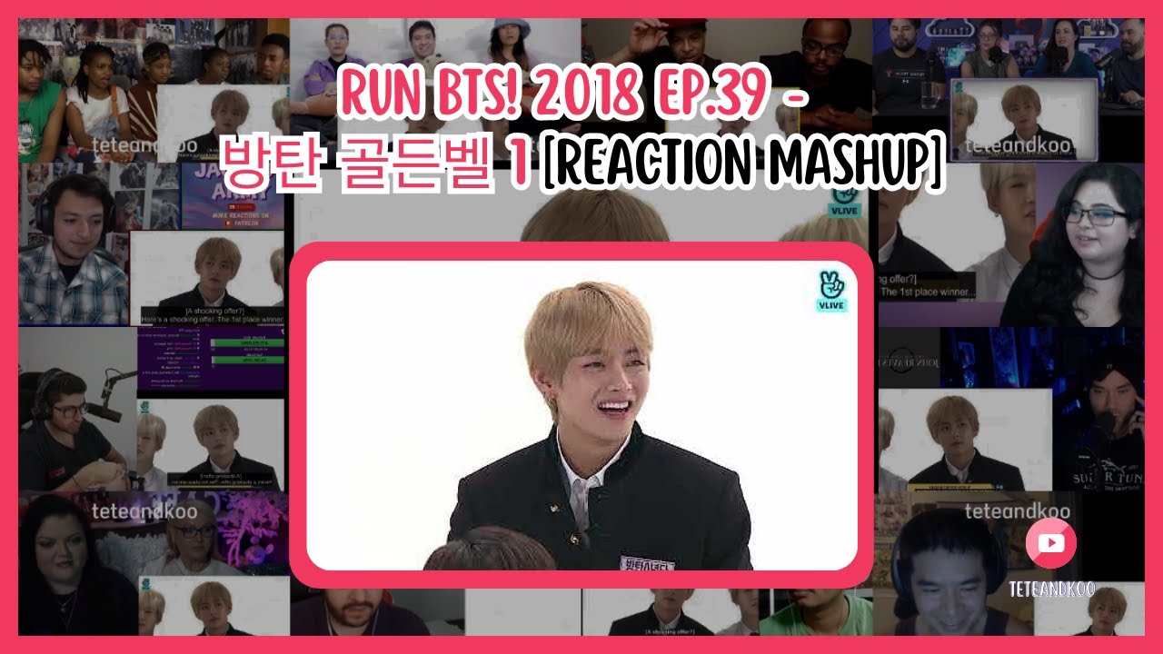 [BTS] Run BTS! EP.39 | Reaction mashup