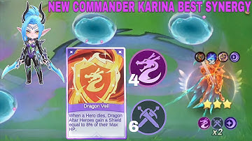 NEW COMMANDER KARINA BEST SYNERGY AND STRATEGY AUTO 1ST PLACE - MAGIC CHESS GO GO