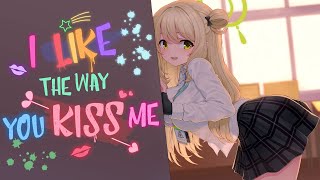 「Nightcore」→ i like the way you kiss me (but it's female rock version)