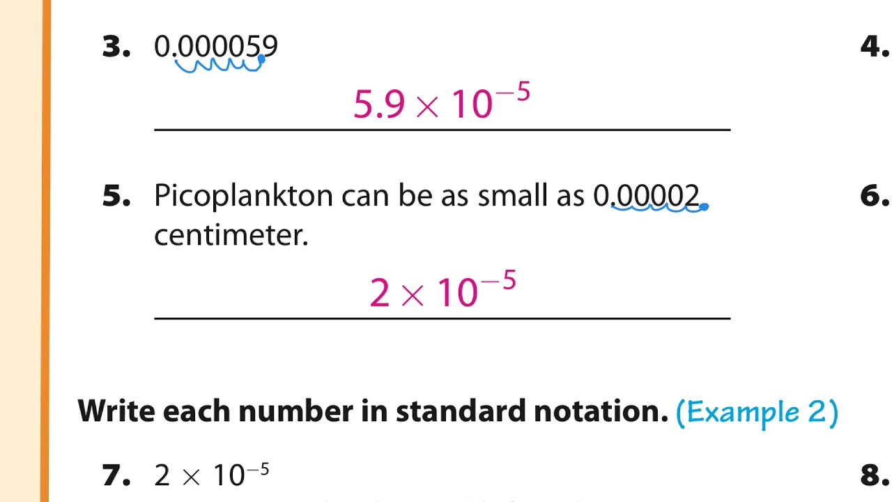 power of ten notation