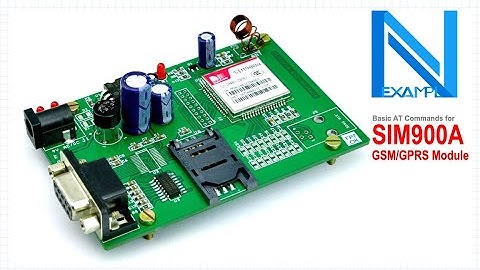 Basic AT Commands for SIM900A GSM/GPRS Module